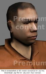 Head Man Asian Casual 3D Models