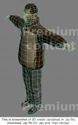 3D Model Asian Man