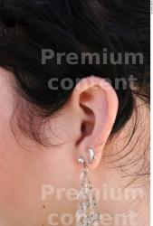 Ear Whole Body Woman Casual Jewel Slim Average Street photo references