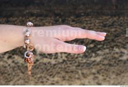 Hand Whole Body Woman Casual Jewel Slim Average Street photo references