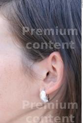 Ear Whole Body Woman Casual Jewel Slim Average Street photo references