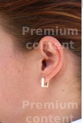 Ear Whole Body Woman Casual Jewel Slim Average Street photo references