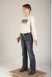 Whole Body Woman White Casual Slim