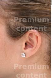 Ear Woman White Casual Average