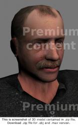 3D Model White Man