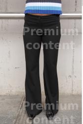 Leg Woman White Casual Slim