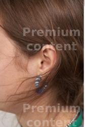 Ear Woman White Casual Slim