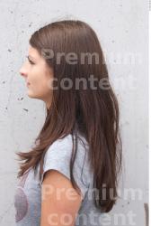 Whole Body Head Woman Casual Slim Street photo references
