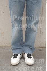 Calf Man White Casual Slim