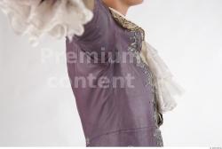 Whole Body Woman White Historical Slim Costume photo references