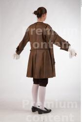 Whole Body Woman White Historical Slim Costume photo references