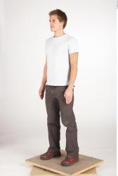 Whole Body Man White Casual Athletic