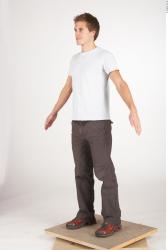 Whole Body Man White Casual Athletic