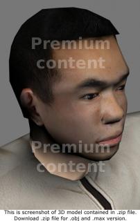 3D Model Asian Man #