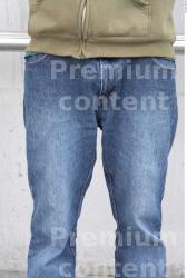 Thigh Man White Casual Slim