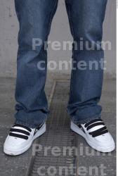 Calf Man White Casual Slim