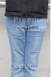 Thigh Woman White Casual Slim