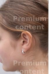 Ear Woman White Casual Slim