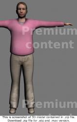 3D Model White Woman