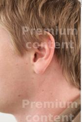 Ear Whole Body Man Woman Casual Slim Average Street photo references