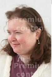 Whole Body Head Woman Casual Slim Chubby Street photo references