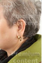 Ear Woman White Casual Chubby