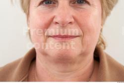 Mouth Woman White Casual Chubby