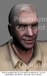 3D Model White Man