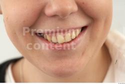 Teeth Woman White Chubby