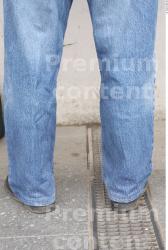 Calf Man White Casual Jeans Average