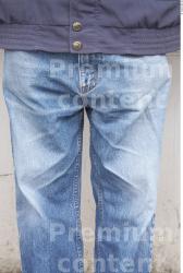 Thigh Man White Casual Jeans Average