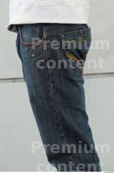 Thigh Man Casual Jeans Average Street photo references