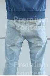 Thigh Man White Casual Jeans Slim