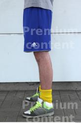 Leg Man White Sports Shorts Slim