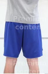 Thigh Man White Sports Shorts Slim