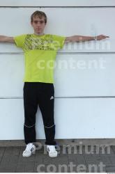 Whole Body Man T poses White Sports Slim