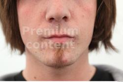 Mouth Man Casual Average Bearded Street photo references