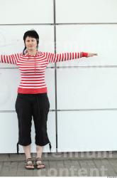 Whole Body Woman T poses White Casual Average