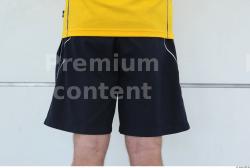 Thigh Man Casual Shorts Average Overweight Street photo references