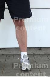 Calf Man Casual Shorts Average Overweight Street photo references
