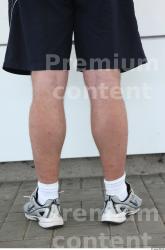 Leg Man Casual Shorts Average Overweight Street photo references