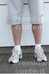 Calf Man White Sports Shorts Average