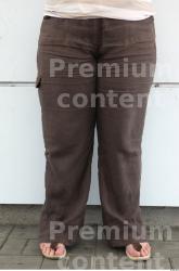 Leg Woman Casual Pants Overweight Street photo references