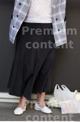 and more Leg Woman White Casual Skirt Overweight