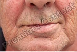 Mouth Man White Chubby Wrinkles