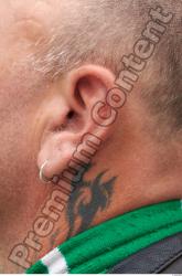 Ear Man White Tattoo Jewel Chubby