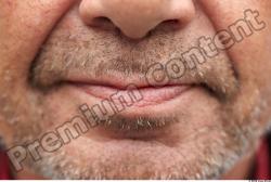 Mouth Head Man Casual Slim Average Bearded Street photo references