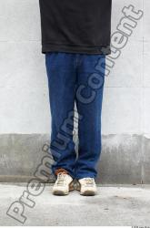 Leg Head Man Casual Jeans Average Bearded Street photo references