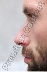 Nose Man White Slim Bearded