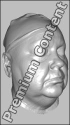 Female head 3D scan - Zofie